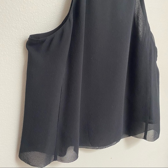 Wilfred Aritzia Rians Tank Blouse 100% Silk Black Extra Small - Picture 3 of 10
